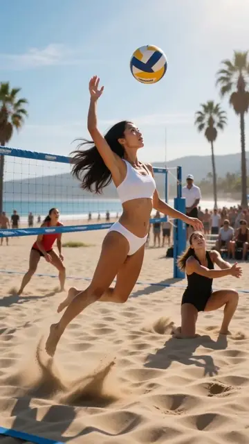 Beach Volleyball Bullet Time