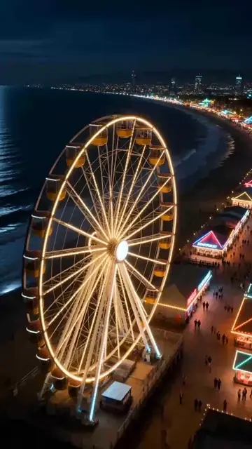 Ferris Wheel Fireworks Proposal Freeze