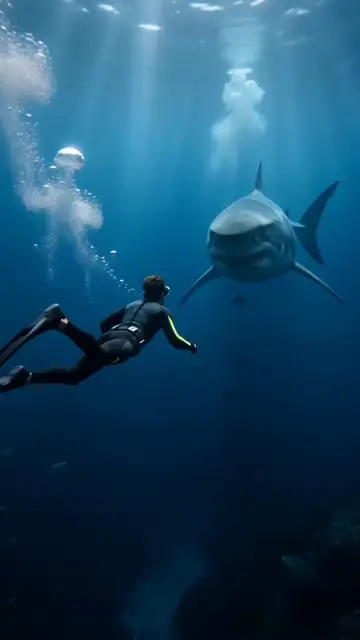 Shark Dive Bullet Time