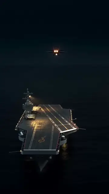 Night Carrier Fighter Recovery POV