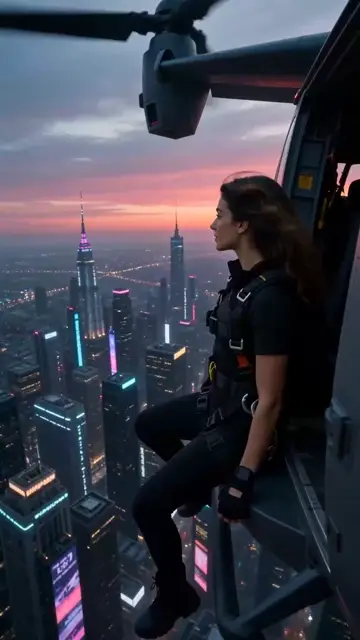 Tactical Courier Tether Freefall POV