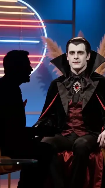1980s Retro Talk-Show Vampire Interview