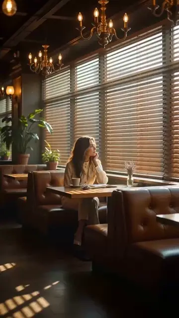 K-pop Retro MV Warm Café Aesthetic