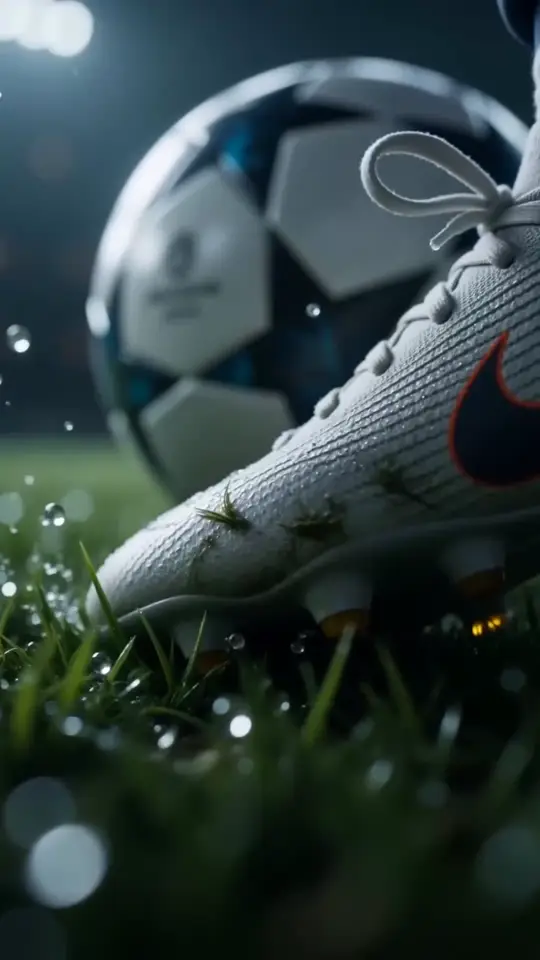 Football Goal-Strike Macro Bullet-Cam Sequence
