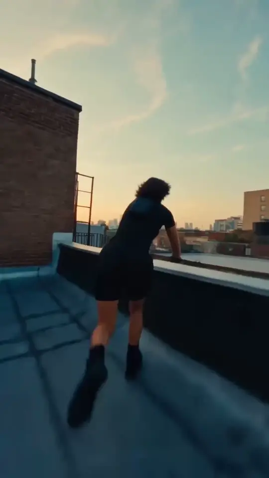 Parkour One-Take Urban Multi-Environment Run