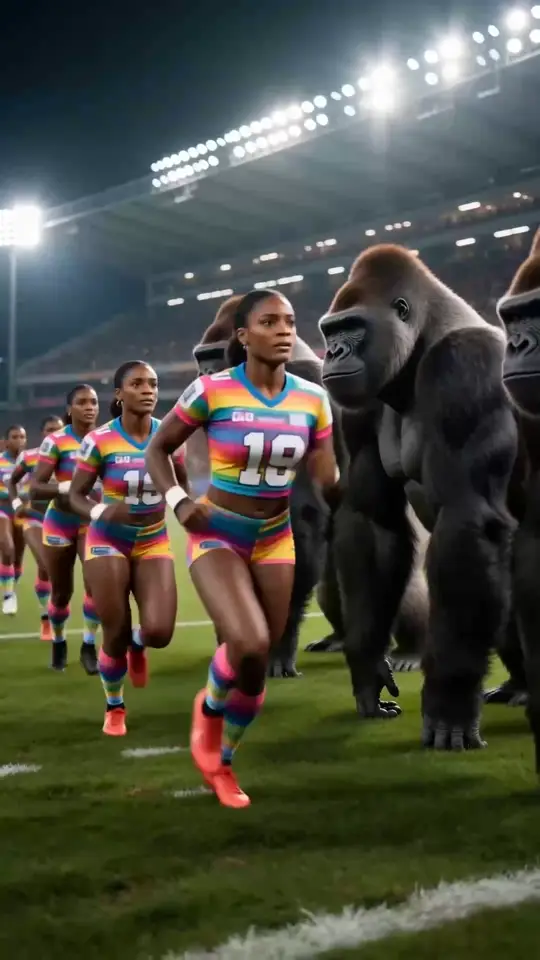 Rugby Clones vs. Giant Silverback Gorillas Match