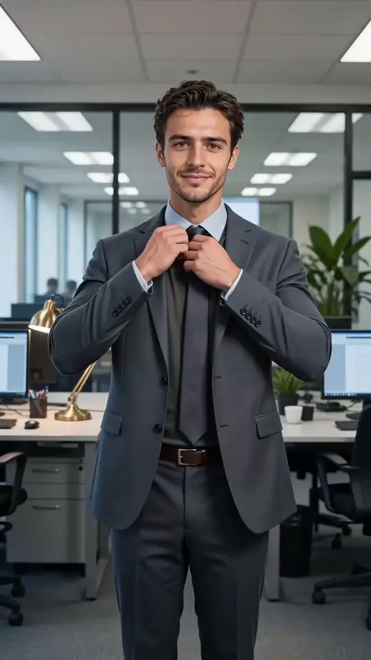 Modern Office to 1920s Gangster Noir Era Shift