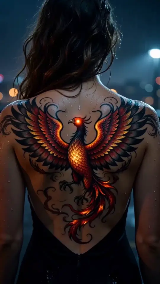 Phoenix Back Piece Rain Flight